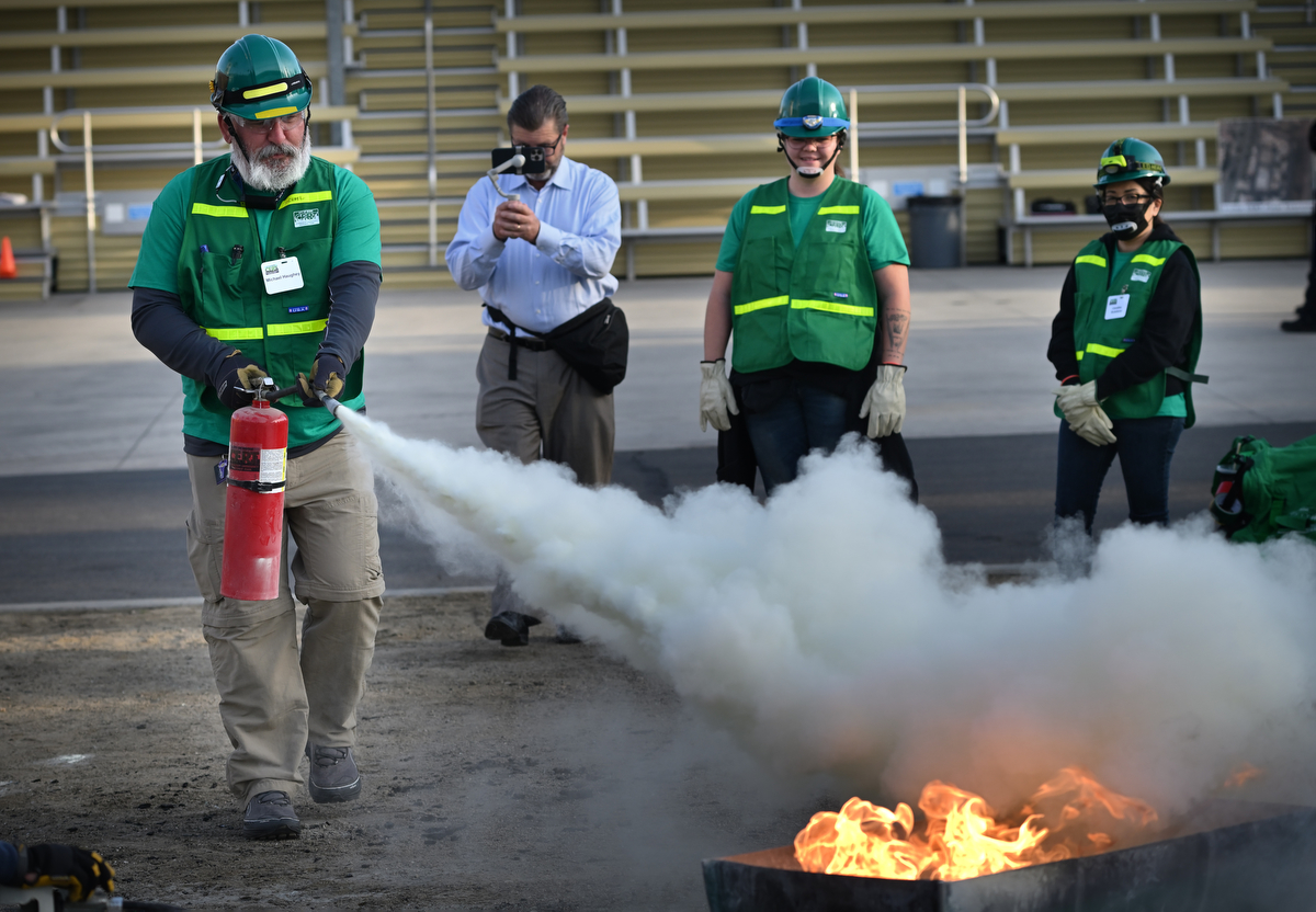Fire extinguisher training